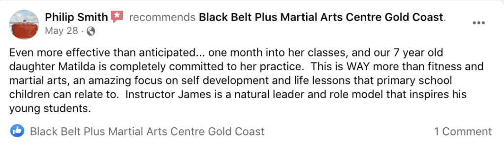 Kids Self Defence Classes Burleigh Heads | Black Belt Plus
